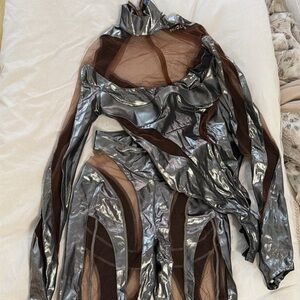 Mugler tights set worn once in great condition